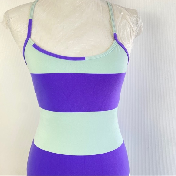 Lululemon Power Y Tank Luon Light Stripe Purple - Picture 5 of 9